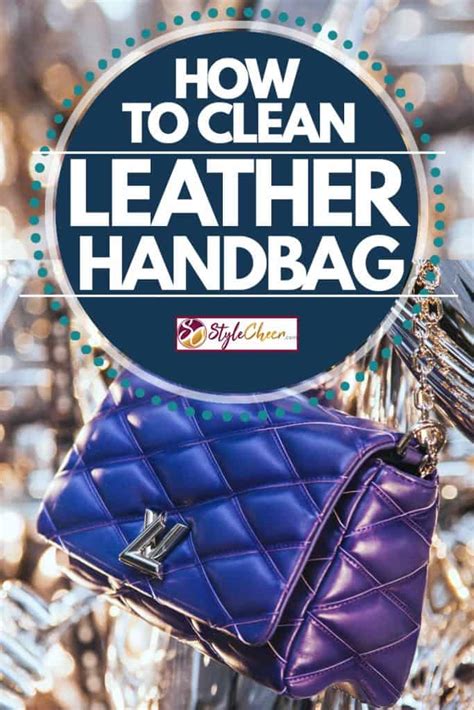 professional leather purse cleaning.